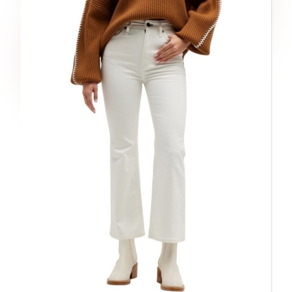 rag & bone Denim - Rag & Bone Casey Coated High-Rise Ankle Flare Jeans SZ 31
